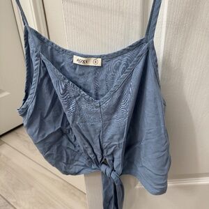 Sozy Blue Crop Top